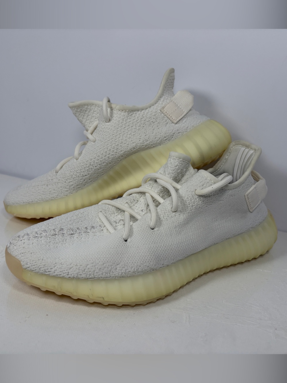 adidas Yeezy Boost 350 V2 Cream White Triple White CP9366 Men's Size 8.5